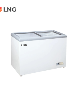 LNG 310L Flat Glass Top Chest Freezer - LNGCFG310