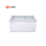 LNG 310L Flat Glass Top Chest Freezer - LNGCFG310