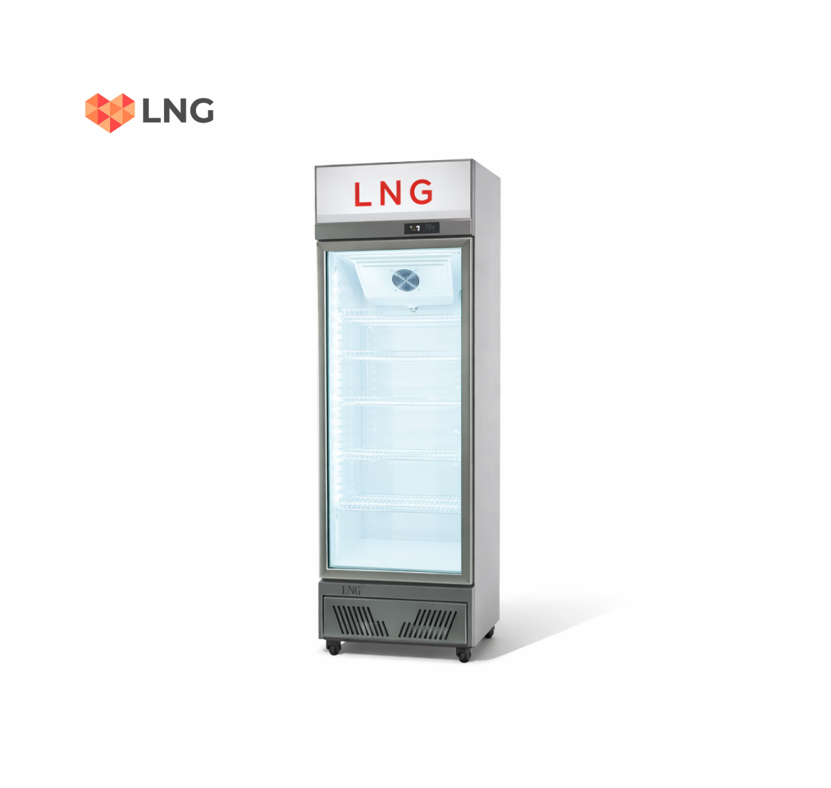 LNG 400L Showcase Chiller – LNGSCS40 (Air Cooling)