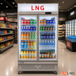 LNG 700L Air Cooling - Double Aluminum Door– LNGSC700 - Image 5