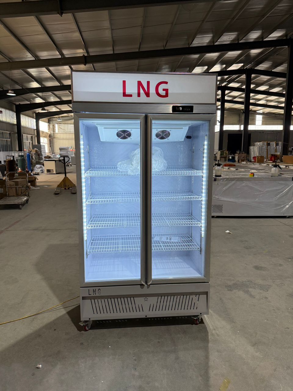 LNG 700L Air Cooling - Double Aluminum Door– LNGSC700 - Image 6