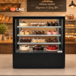 LNG 120 Cm Square Cake Showcase - LNGCDS120 - Image 3