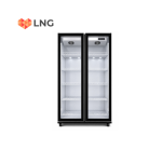 LNG 3LED Color Display 900 Litre Double Door Bar Chiller - LNGSC900