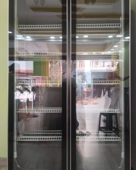 LNG 3LED Color Display 900 Litre Double Door Bar Chiller – LNGSC900