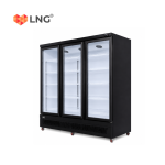 LNG 1500 Litre Visi Cooler Aluminum Door - LNGSC1500 (Black) - Image 2